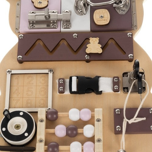 Manipulation board - Kruzzel 22584 teddy bear