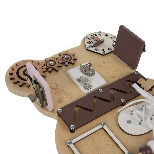 Manipulation board - Kruzzel 22584 teddy bear