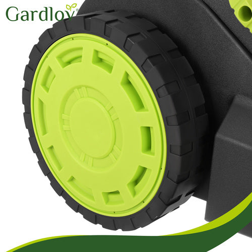 Manual Leaf Sweeper, 68cm Width, 24L Container, 3 Brushes