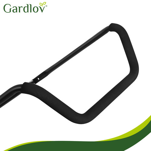 Manual Leaf Sweeper, 68cm Width, 24L Container, 3 Brushes