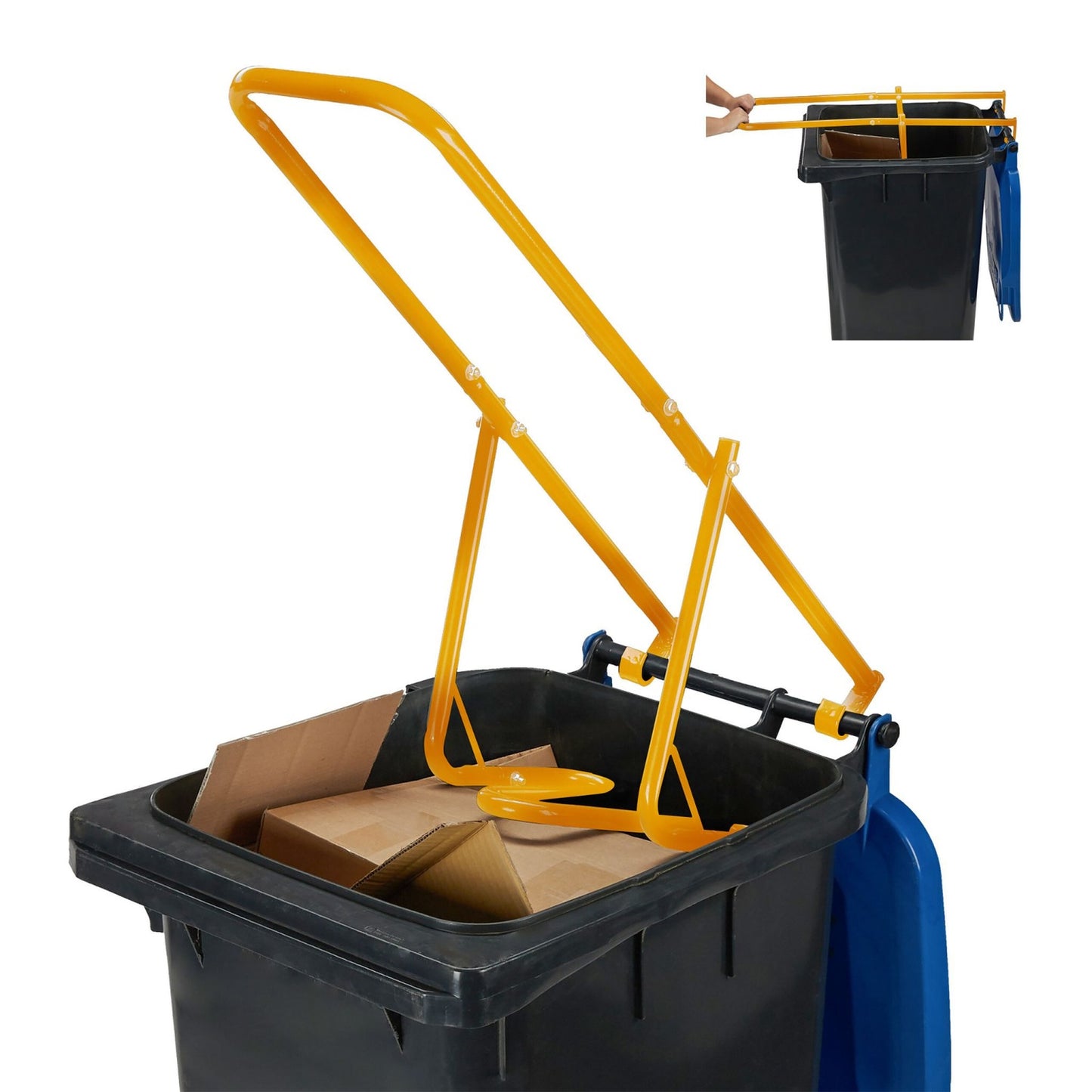 Manual Steel Waste Compactor for Bins – Reduce Waste Volume