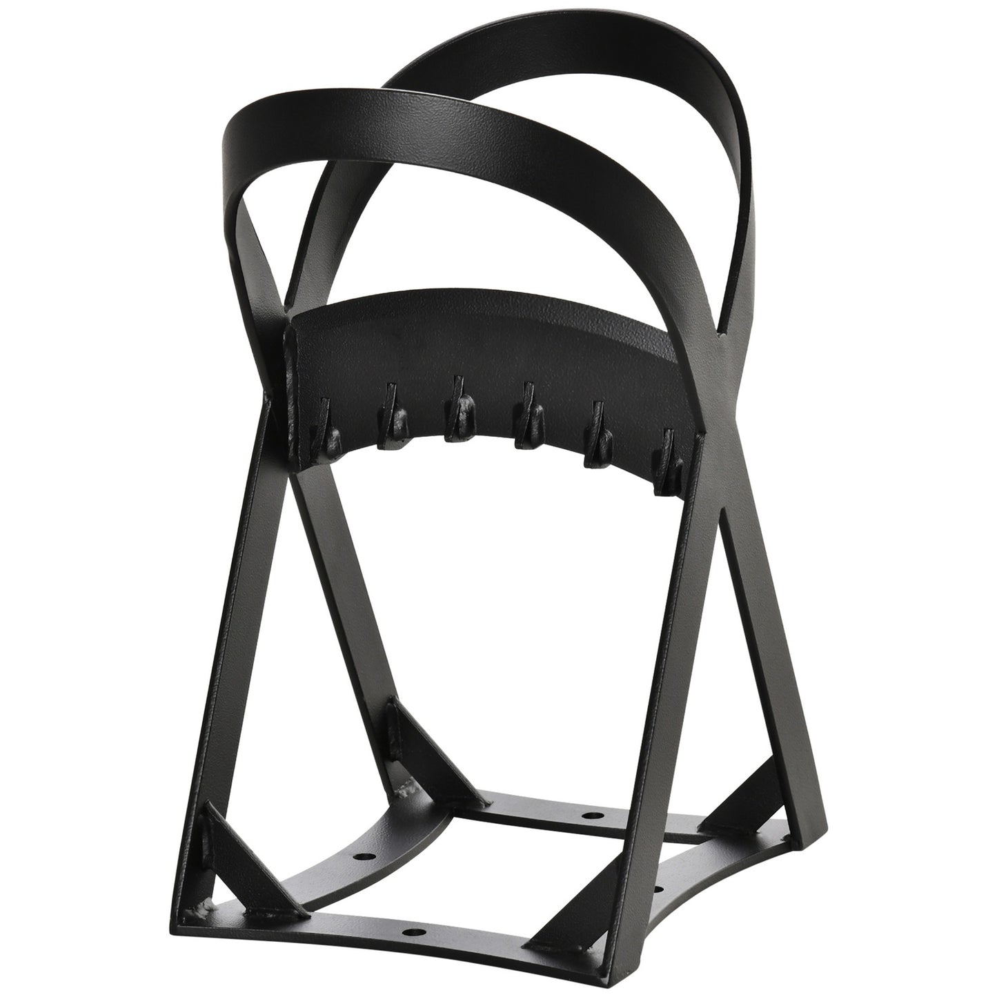 Manual wood splitter, carbon steel for camping and home use