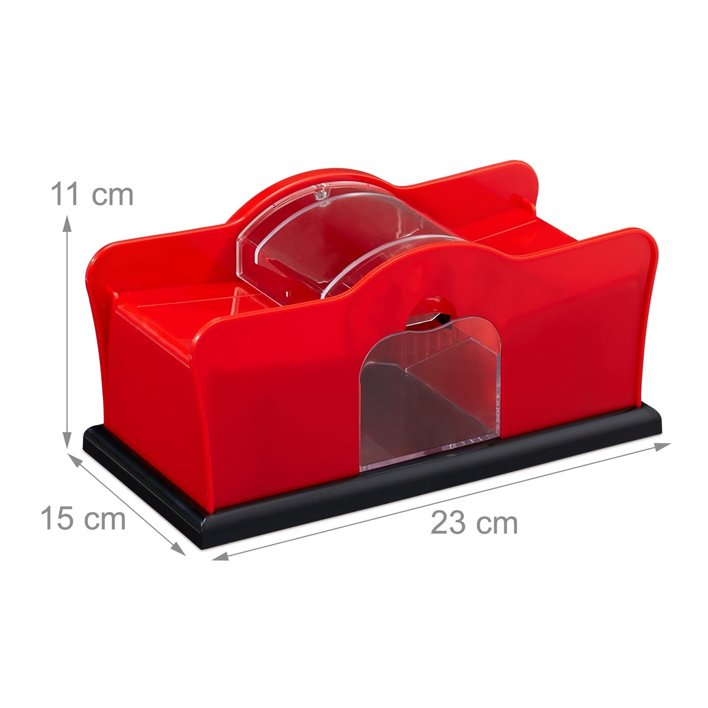 Manual card shuffler