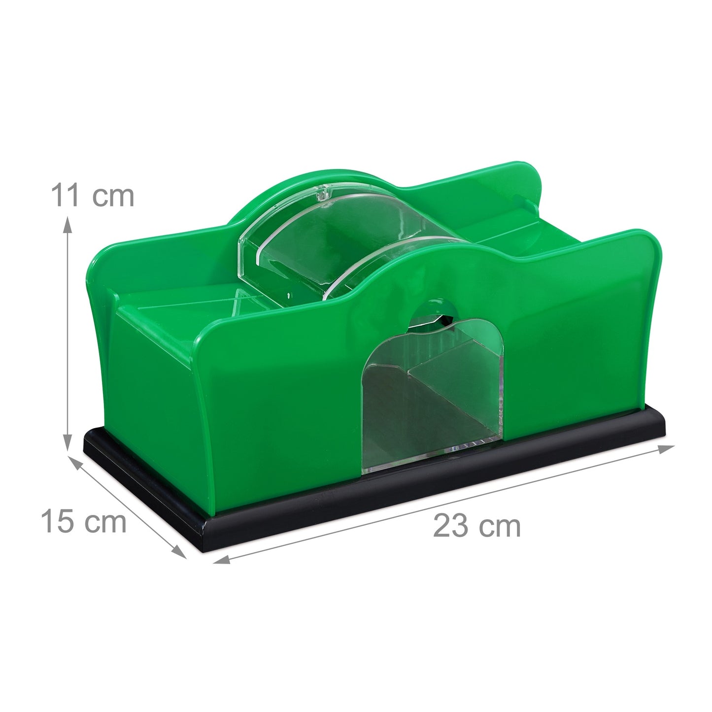 Manual card shuffler