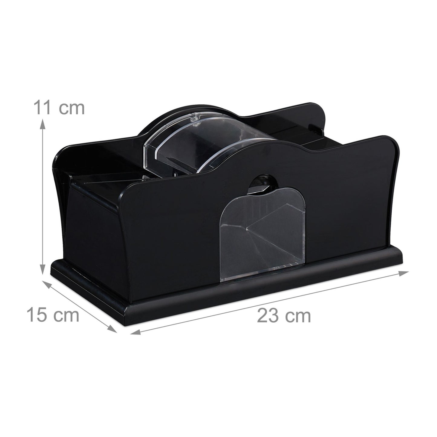 Manual card shuffler