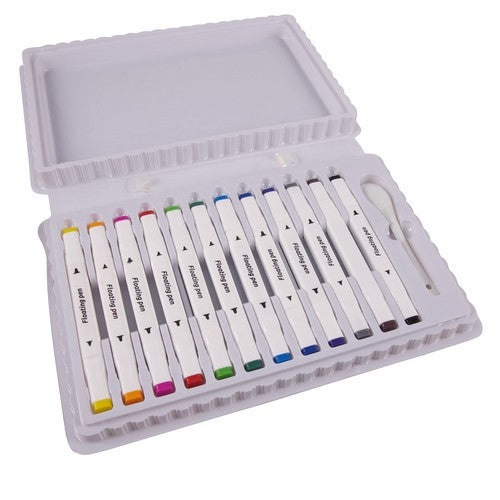 Markers for drawing on water - 12 pcs Maaleo 22504