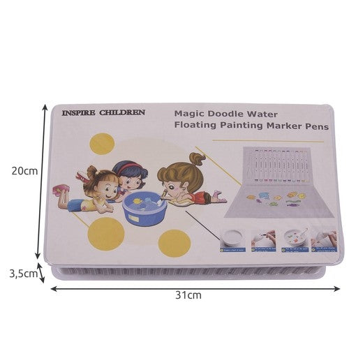 Markers for drawing on water - 12 pcs Maaleo 22504