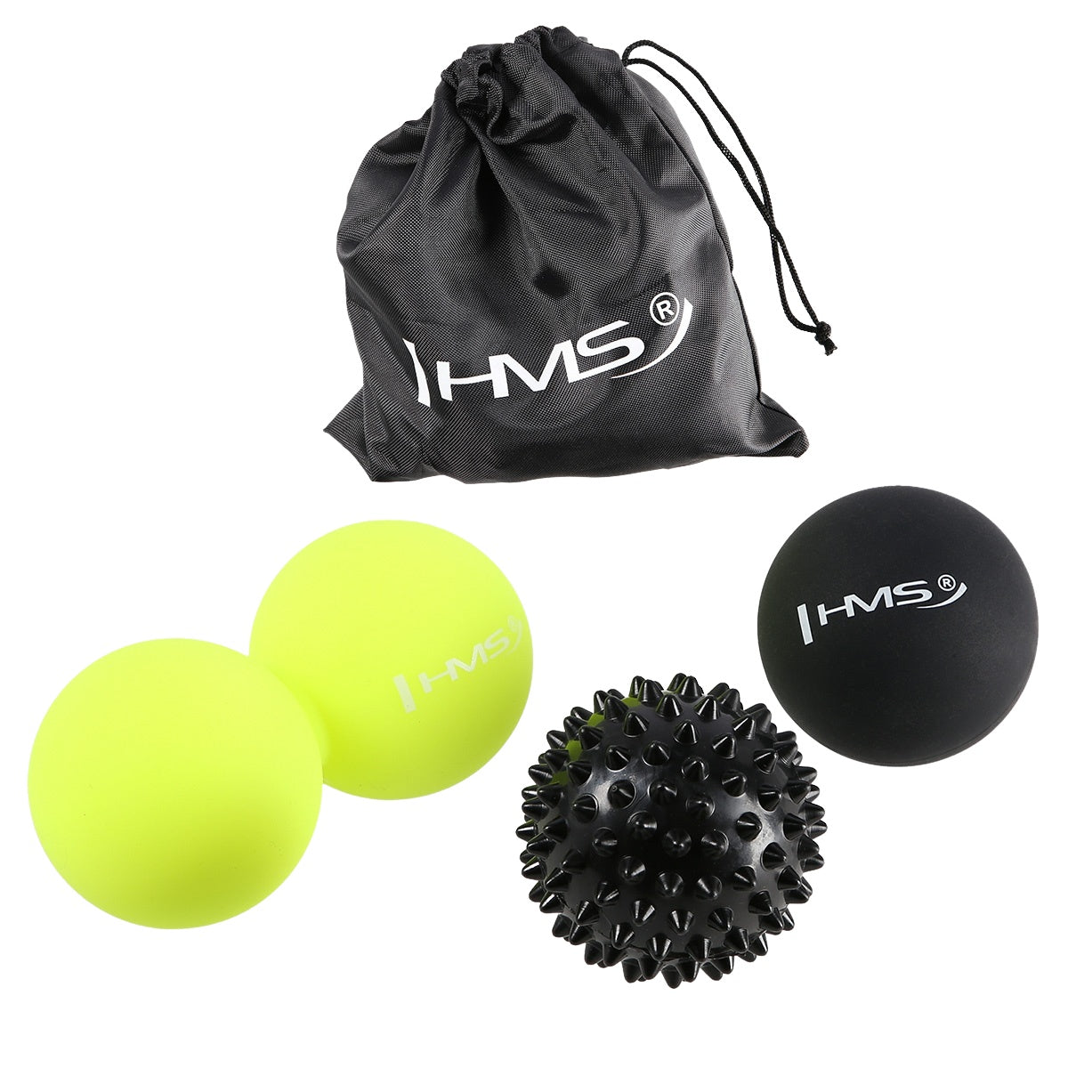 Massage Ball Set, 3 Pieces, Ideal for Muscle Relief