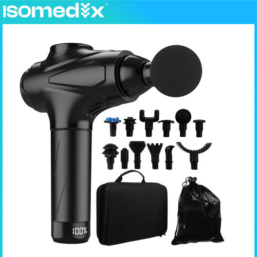 Massage Gun with 30 Levels and 12 Tips