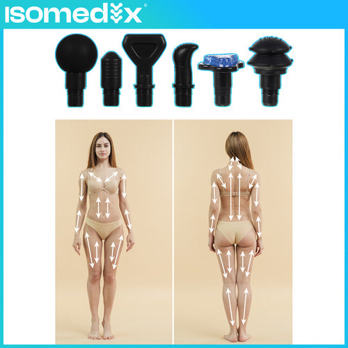 Massage Gun with 30 Levels and 12 Tips