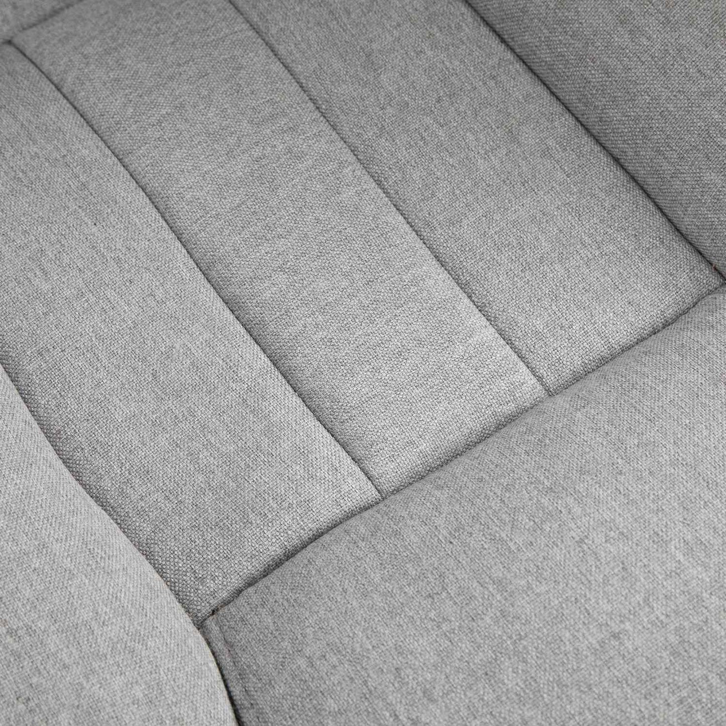Massage chair - polyester foam, gray, adjustable height