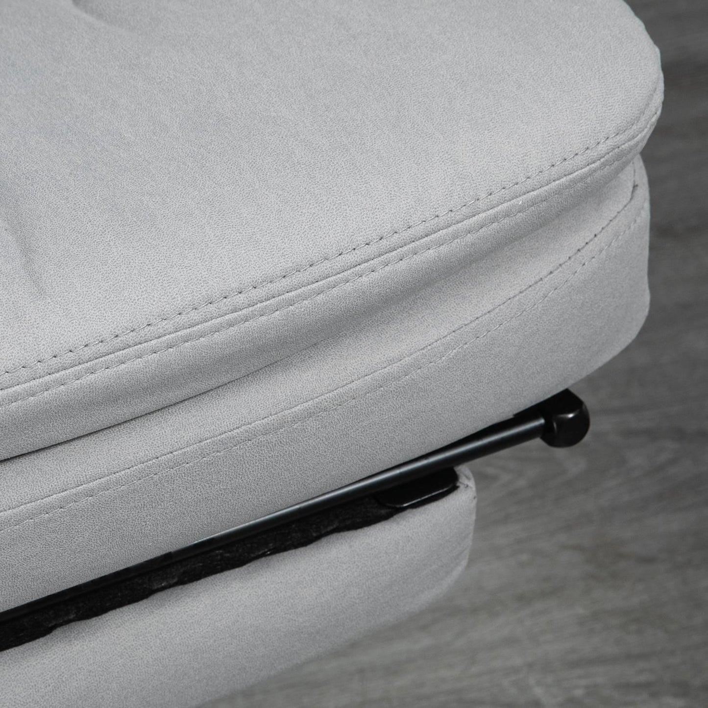 Ergonomic reclining office chair, gray - massage function