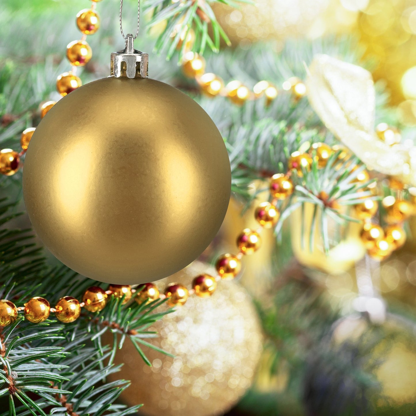Matte Christmas Baubles Set, 100 Pieces