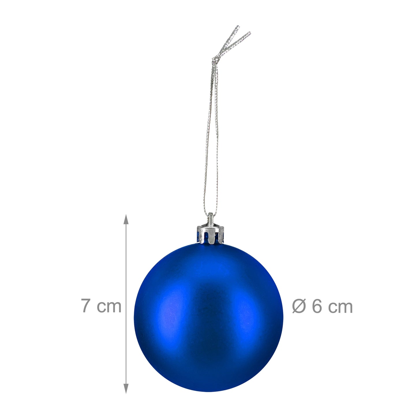 Matte Christmas Baubles Set – 100 Pieces