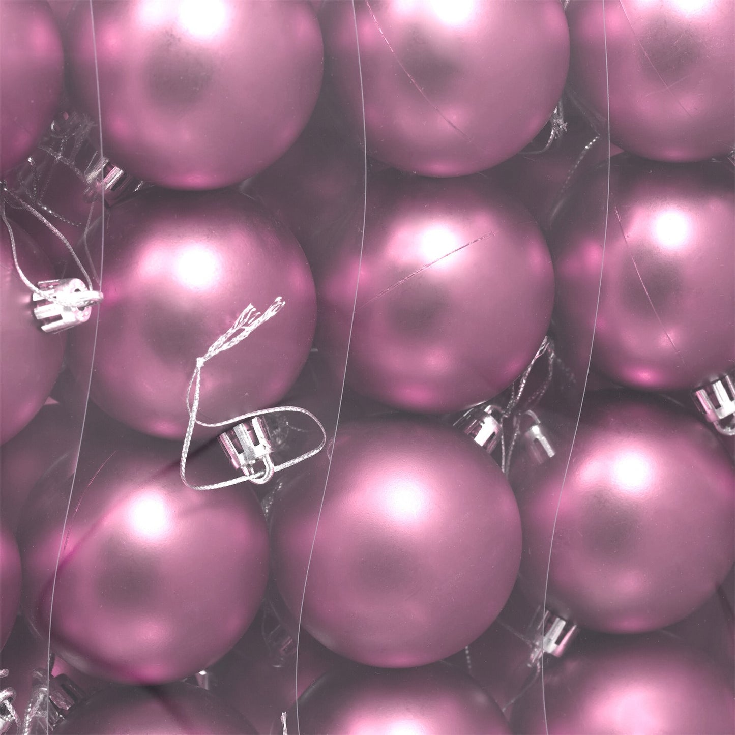 Matte Christmas Tree Baubles Set, 100 Pieces