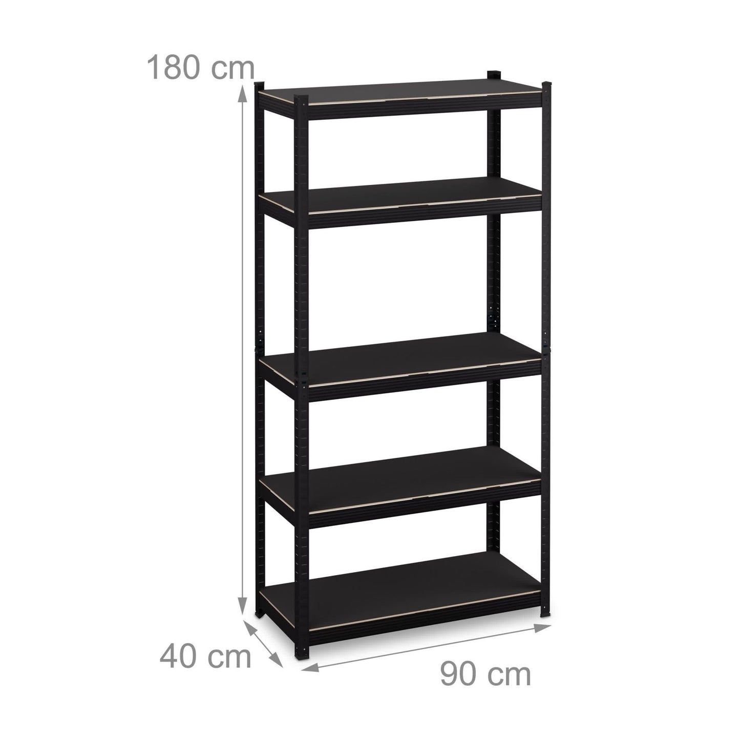 Matt, heavy shelf with 5 levels