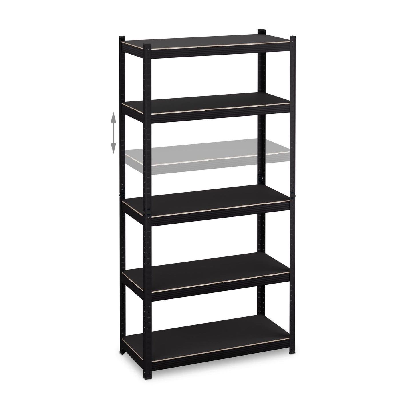 Matt, heavy shelf with 5 levels