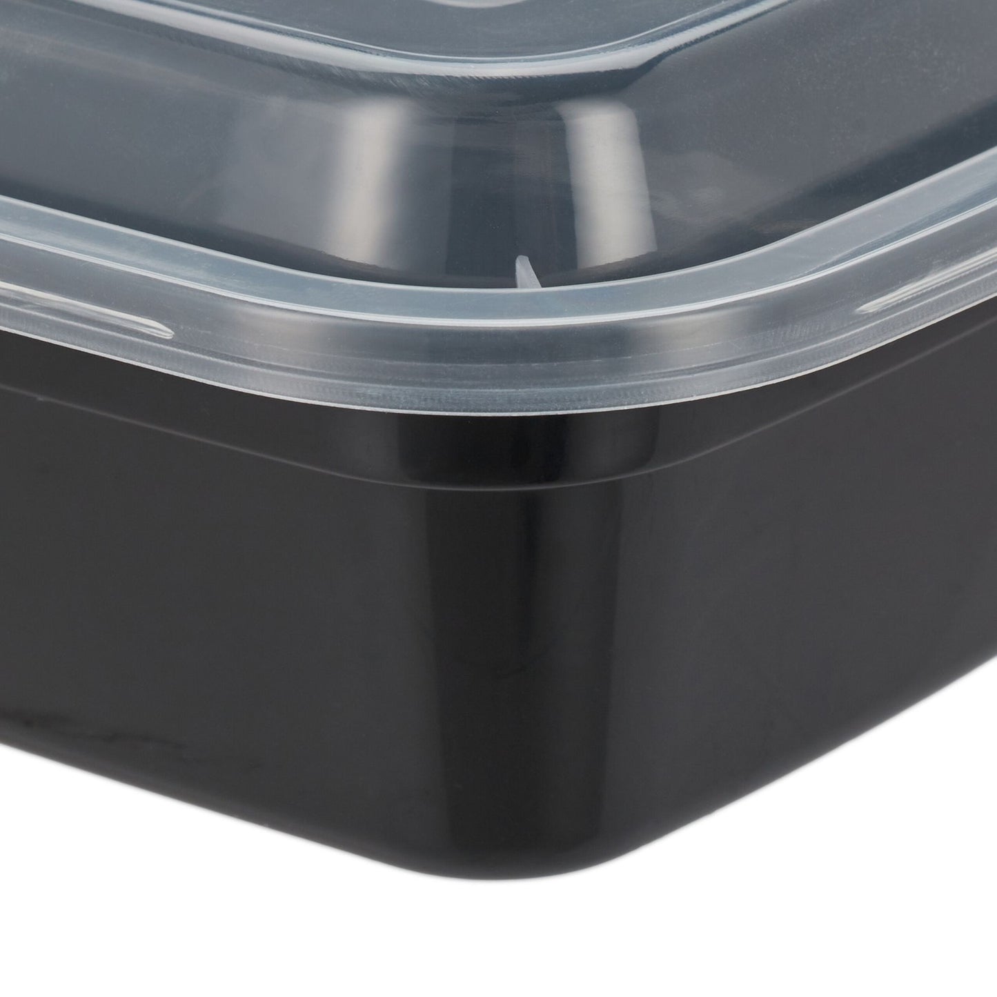 Meal preparation boxes with 3 compartments - 24 pcs