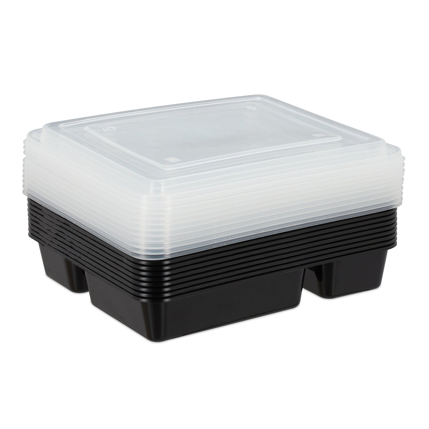 Meal preparation boxes with 4 compartments - 24 pcs