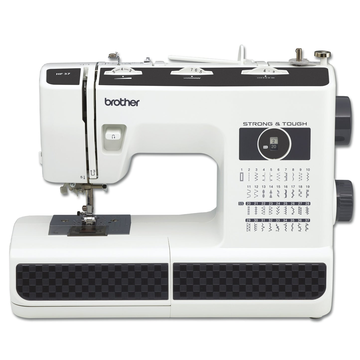 Mechanical Sewing Machine, 37 Stitches, Metal Plate