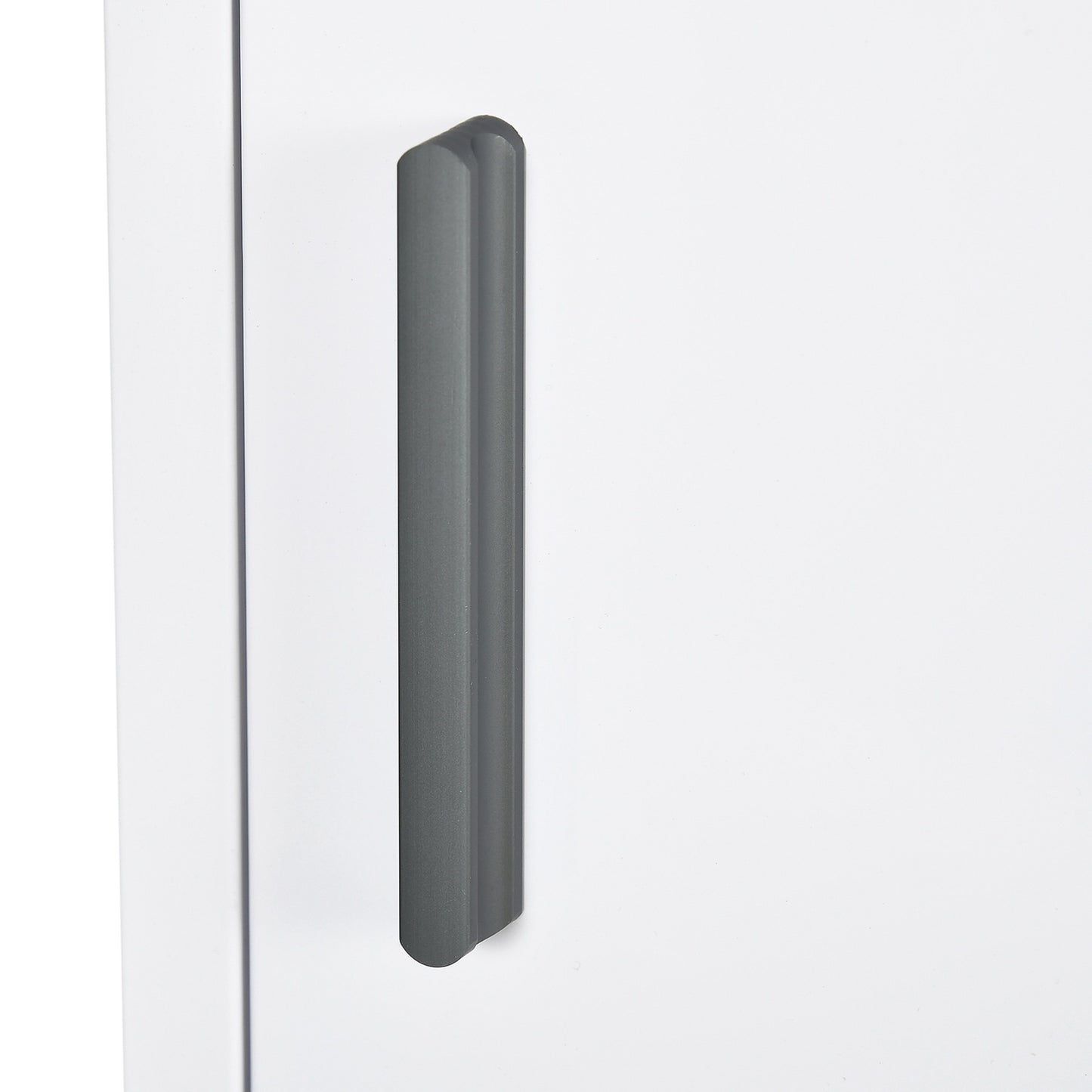 White medicine cabinet for first aid, magnetic closure, 40x15x53.5 cm