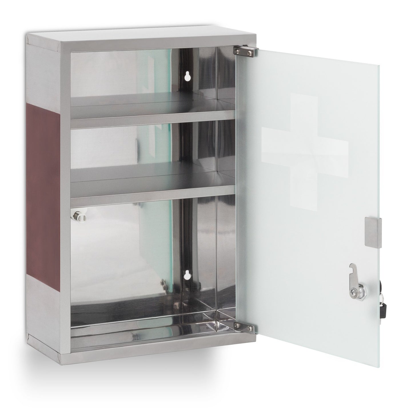 Medicine cabinet EMERGENCY XL stainless steel