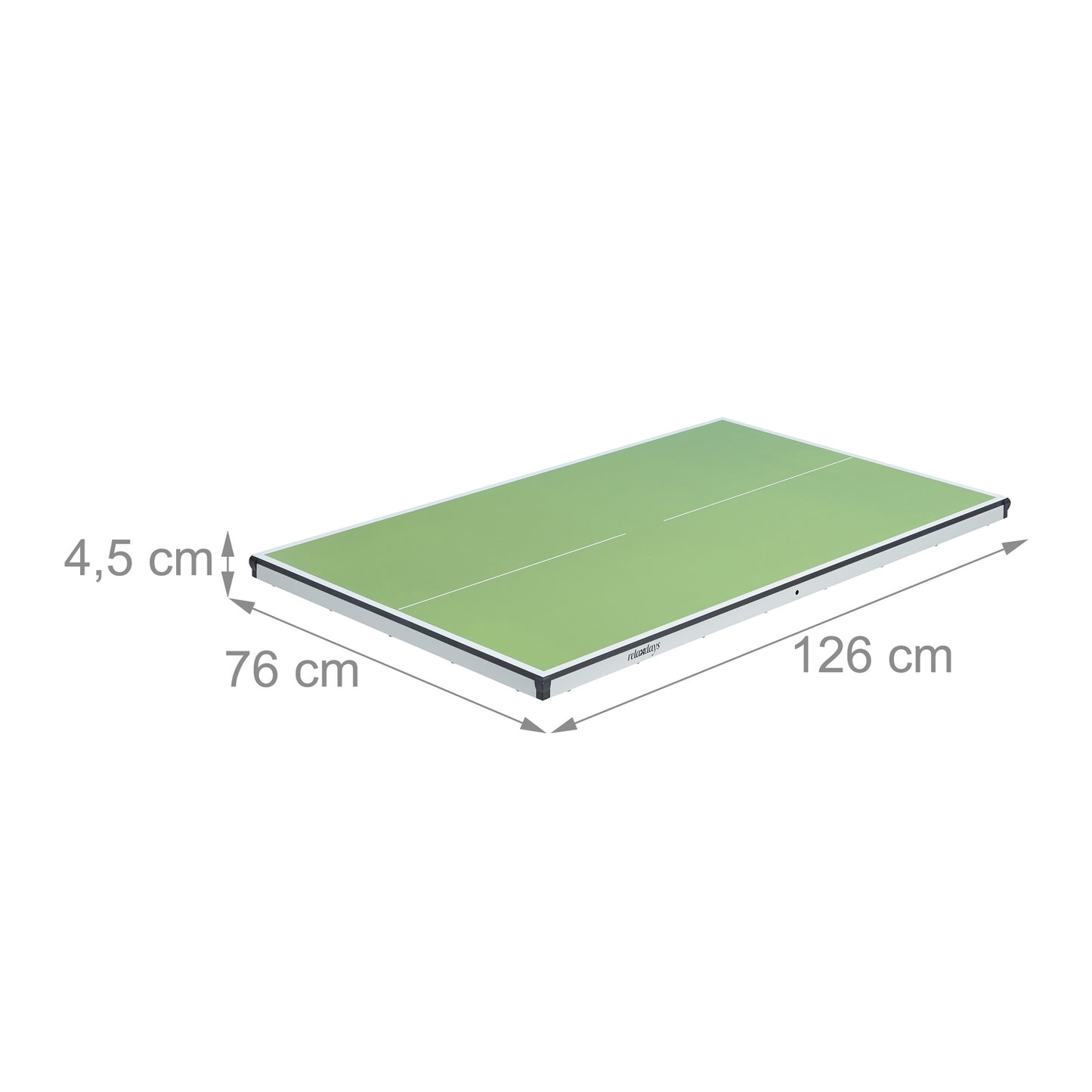 Medium green table tennis table