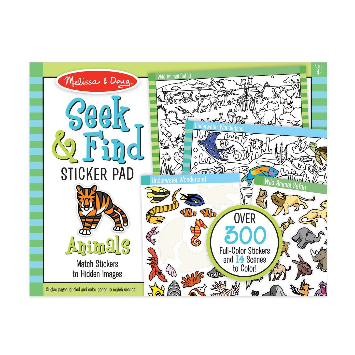 Melissa & Doug Seek & Find Sticker Pad - Animal