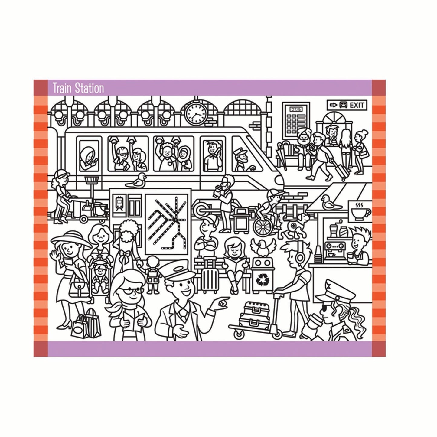 Melissa & Doug Seek & Find Sticker Pad - Around Town
