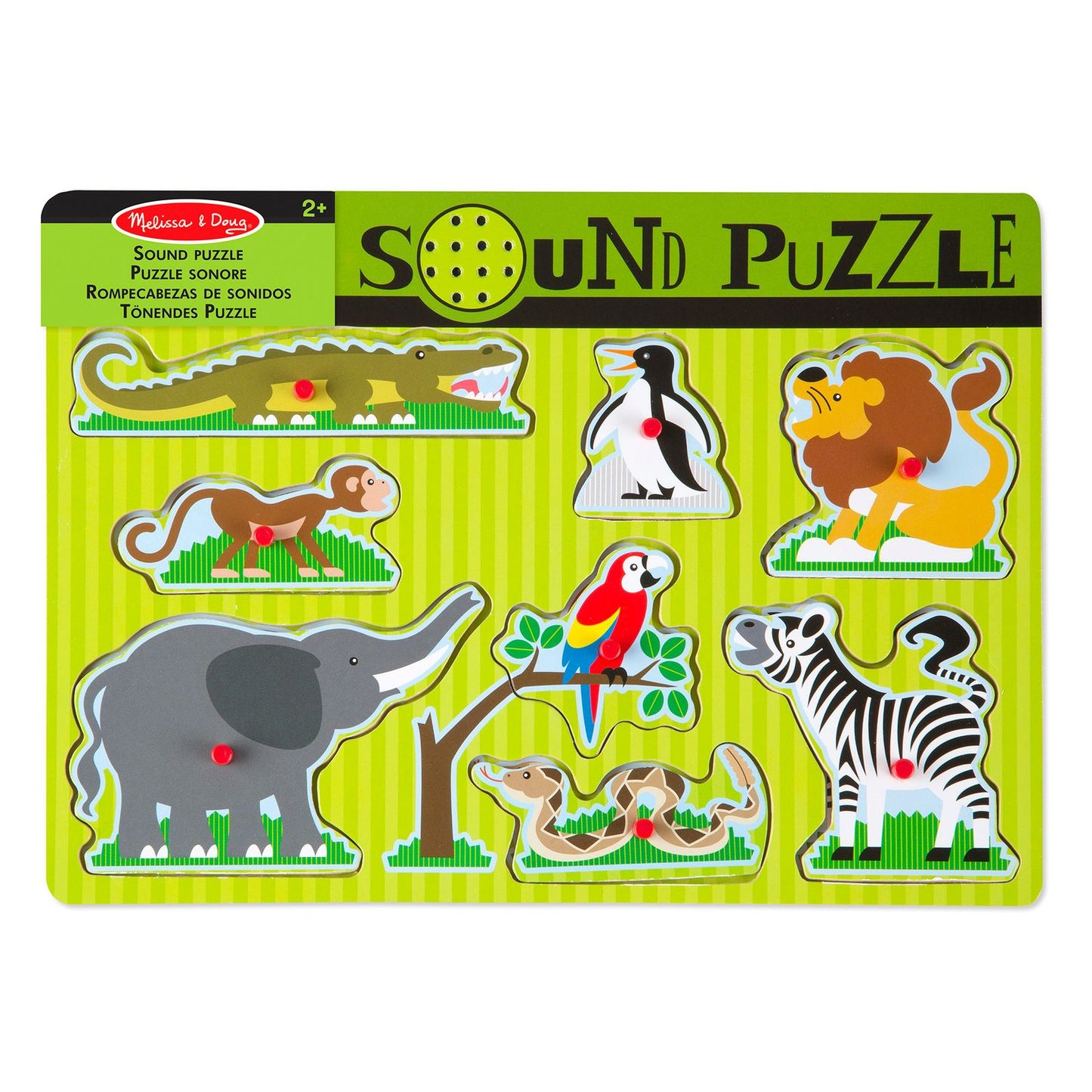 Melissa & Doug Zoo Animals Sound Puzzle