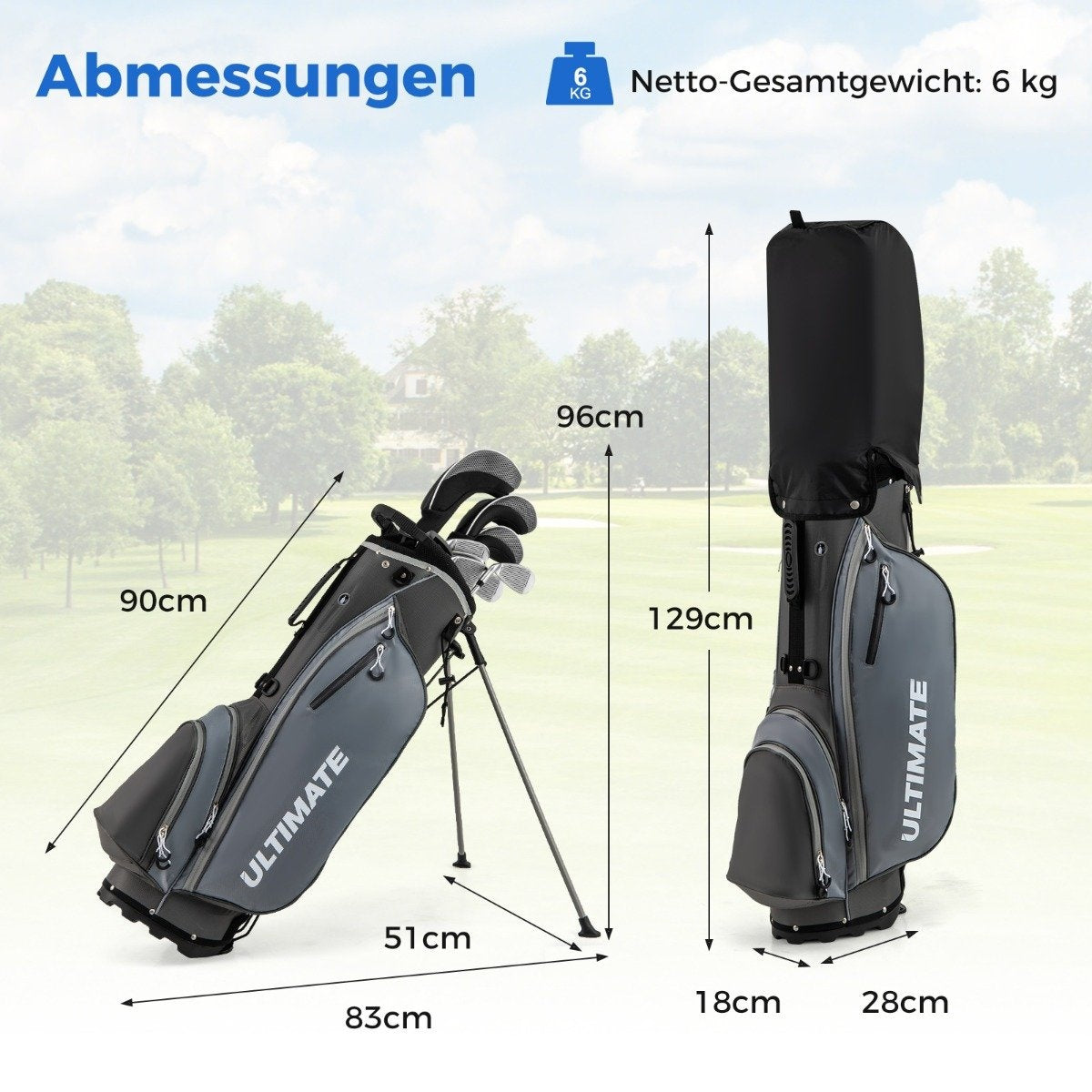 Men's Complete Golf Club Set, 10-Piece, Right-Handed