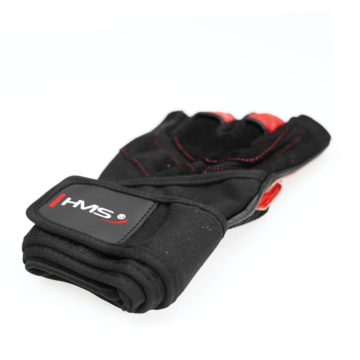 Men's Medium Fitness Gloves, Black/Red