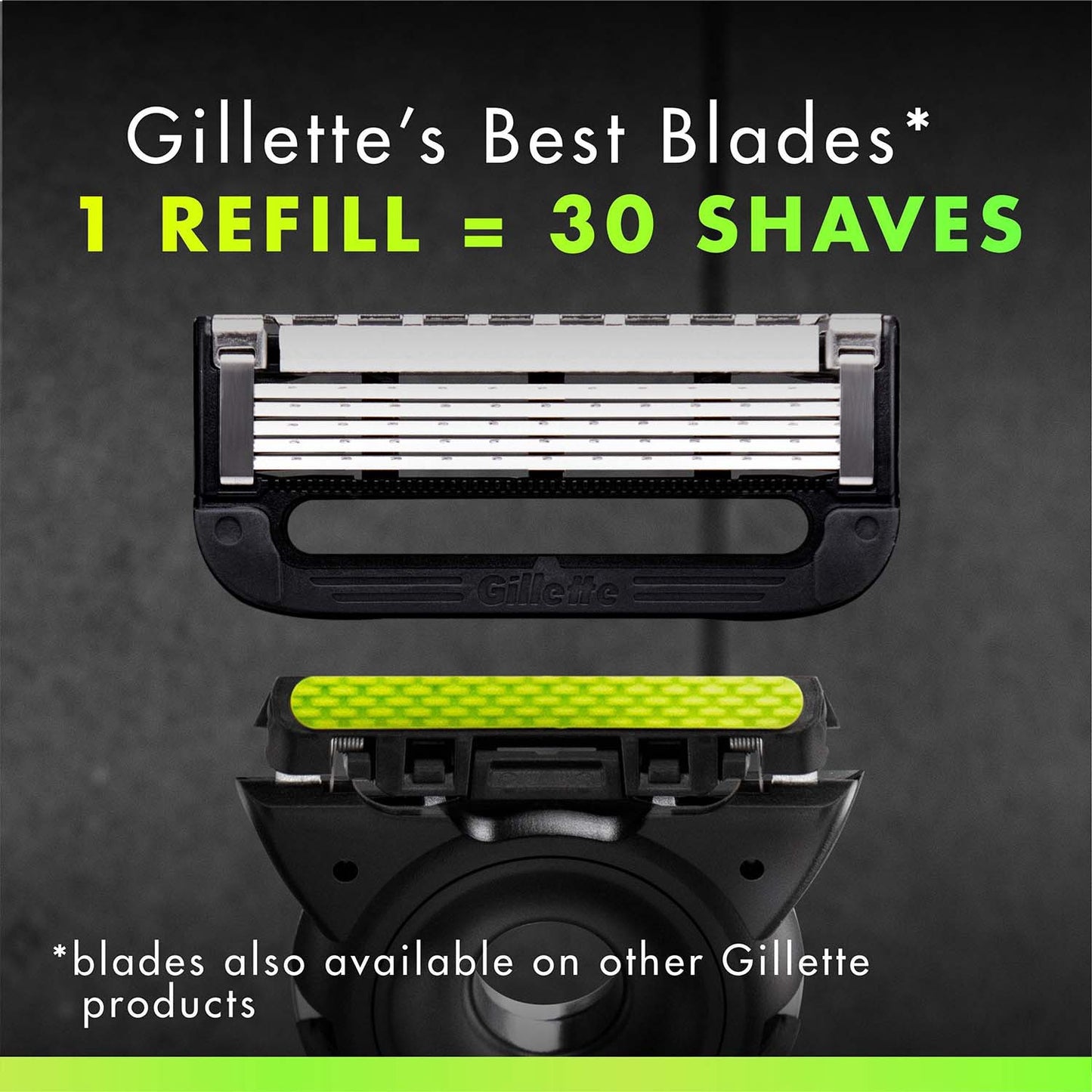Men's Razor with Exfoliating Bar, 1 Blade + Magnetic Stand