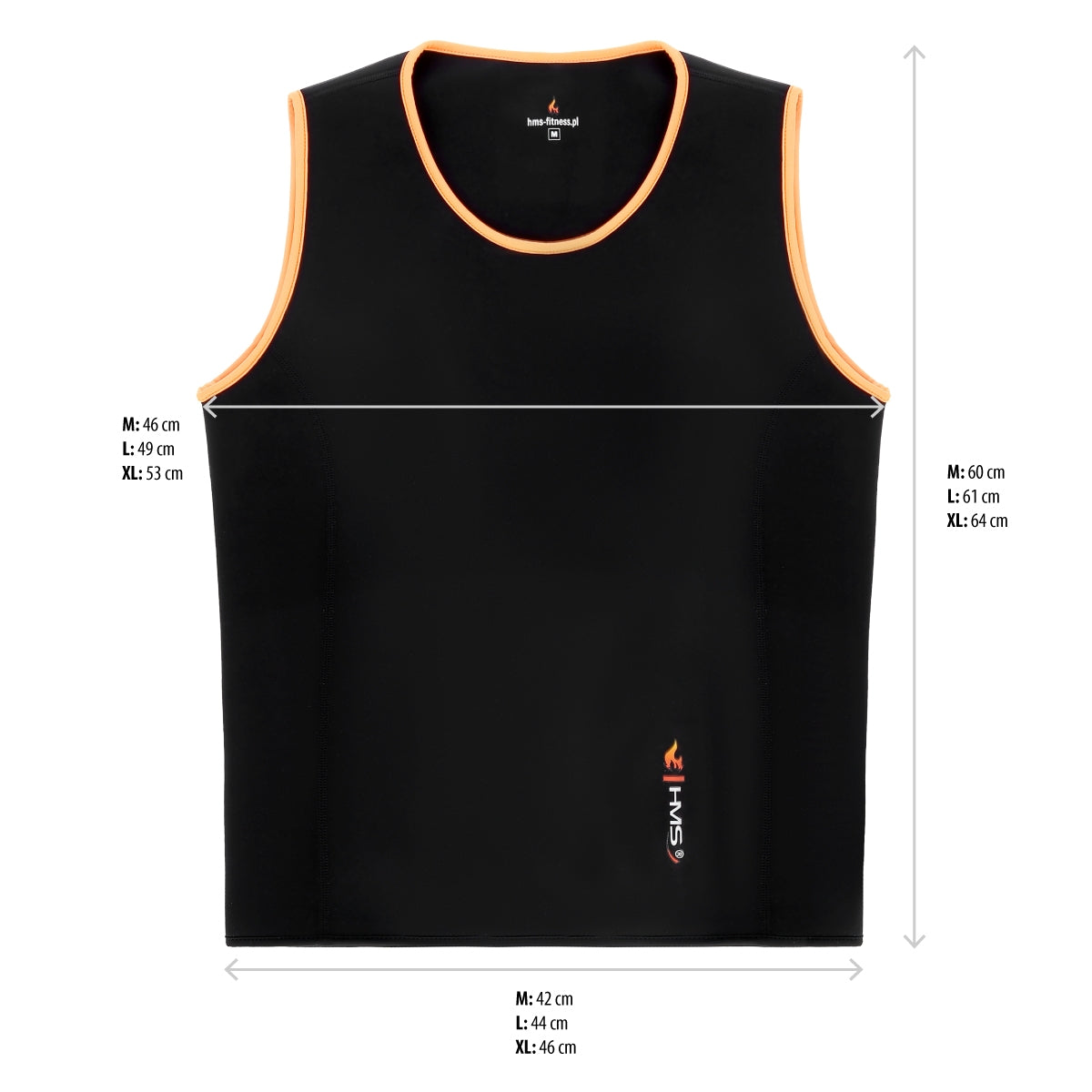 Men's Shapewear Vest, Size L, Compression Fit