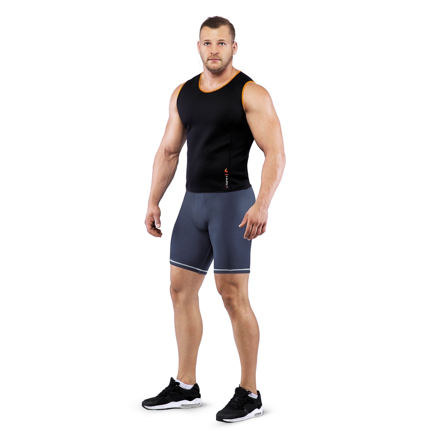 Men's Shapewear Vest, Size L, Compression Fit
