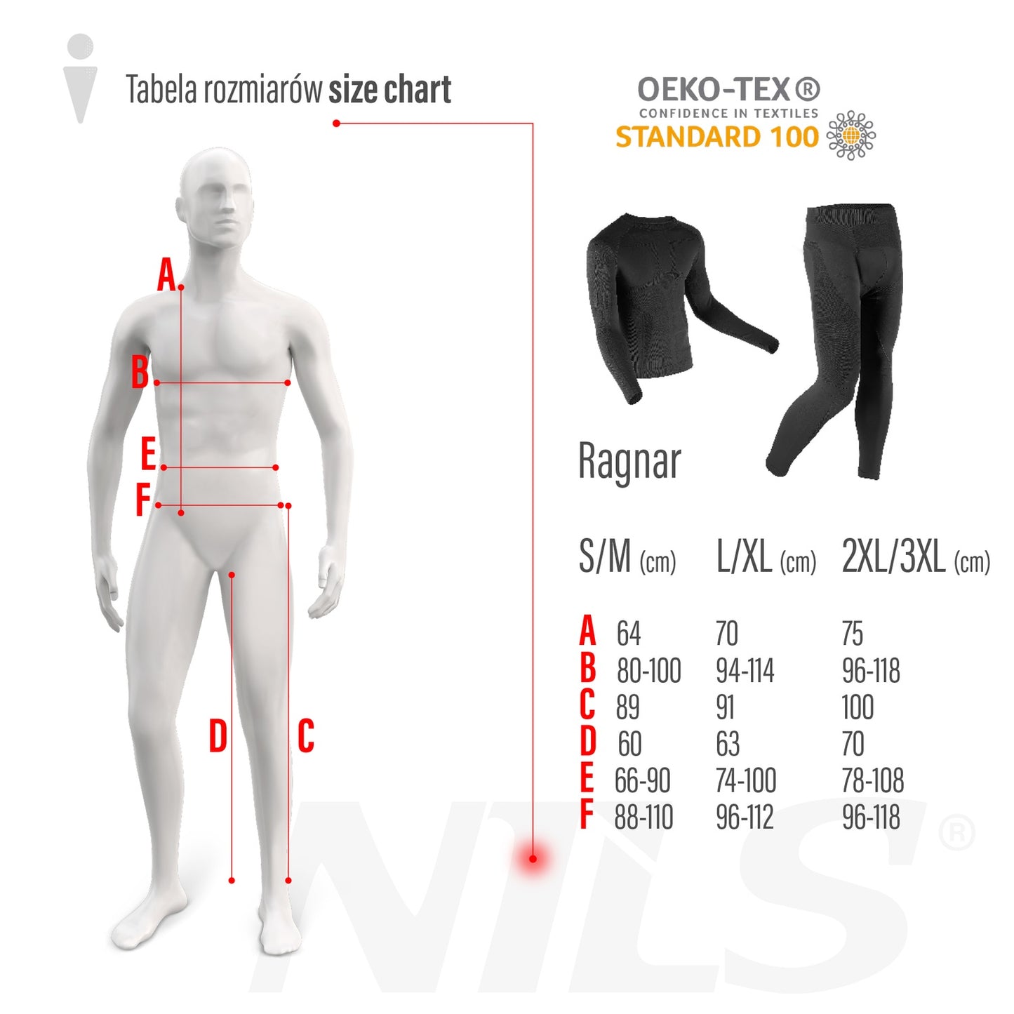 Men's Thermoactive Pants, Black, Size L/XL