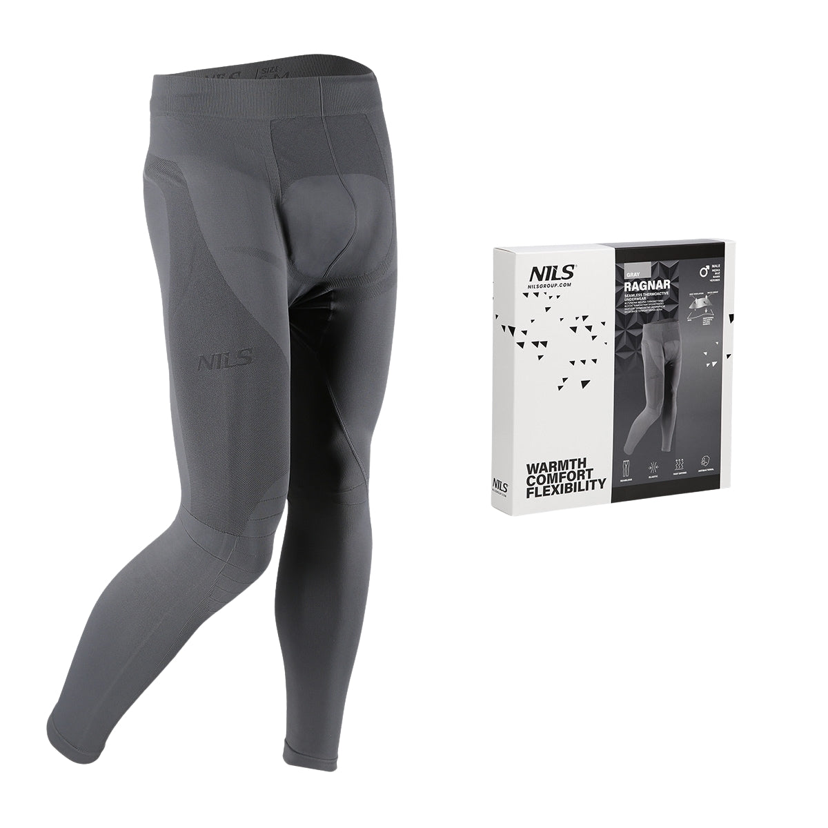 Men's Thermoactive Pants, Gray, 2XL/3XL