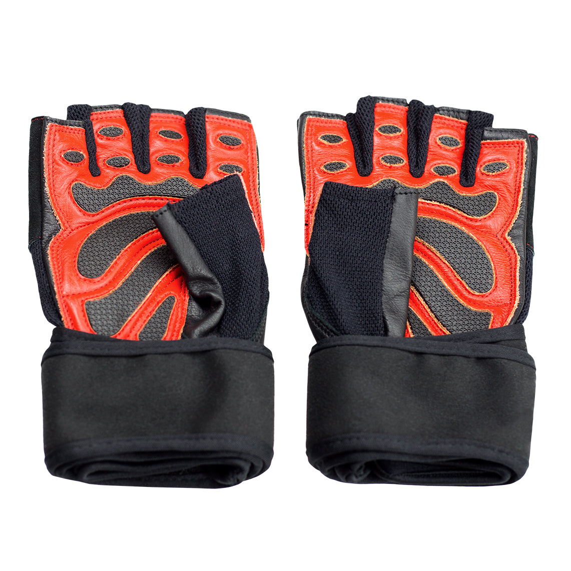 Men's XL Fitness Gloves, Black-Red