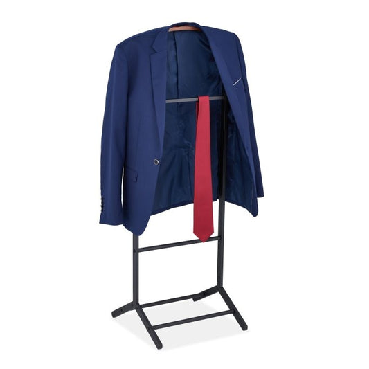 Men's valet set in black & wood look
