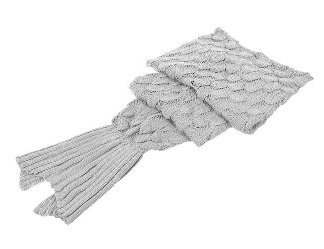 Mermaid tail blanket - gray KO11380