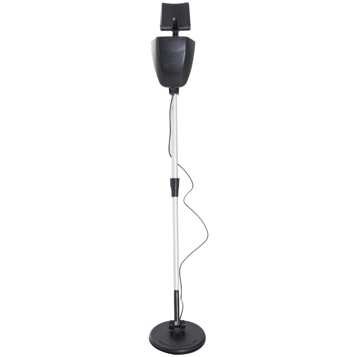Waterproof metal detector with 16.5 cm coil, adjustable length