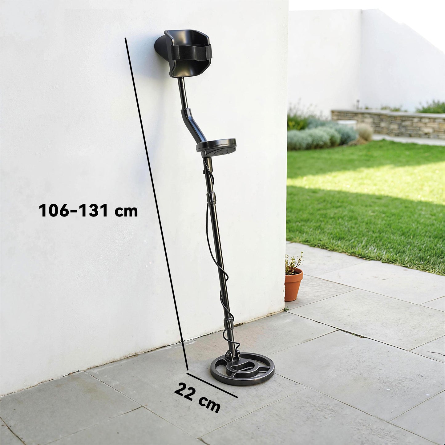 Metal Detector Set with Shovel & Headphones, 18cm Depth