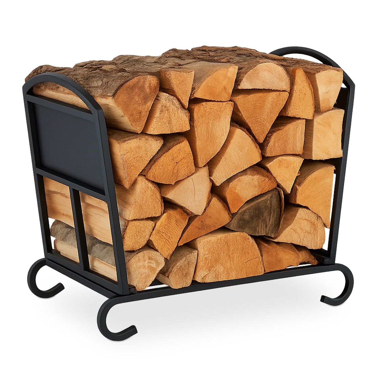 Metal Folding Firewood Basket with Handles