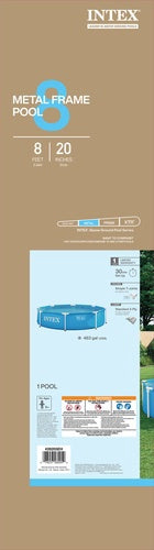 Metal Frame Pool 244x51 cm, 1820 L Capacity