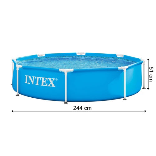 Metal Frame Pool 244x51 cm, 1820 L Capacity