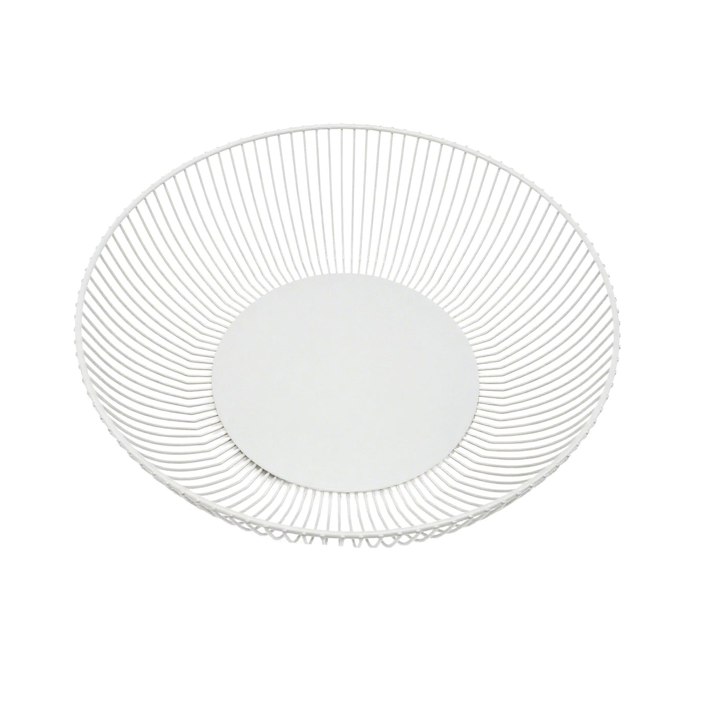 Metal Fruit Bowl, Lattice Design, Semi-Spherical Shape