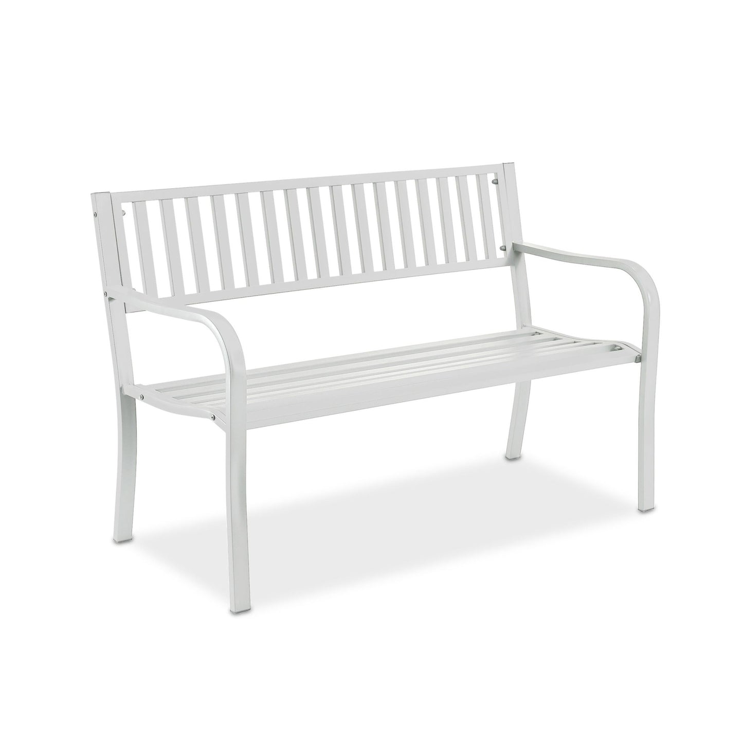 Metal Garden Bench – Decorative Outdoor Seat