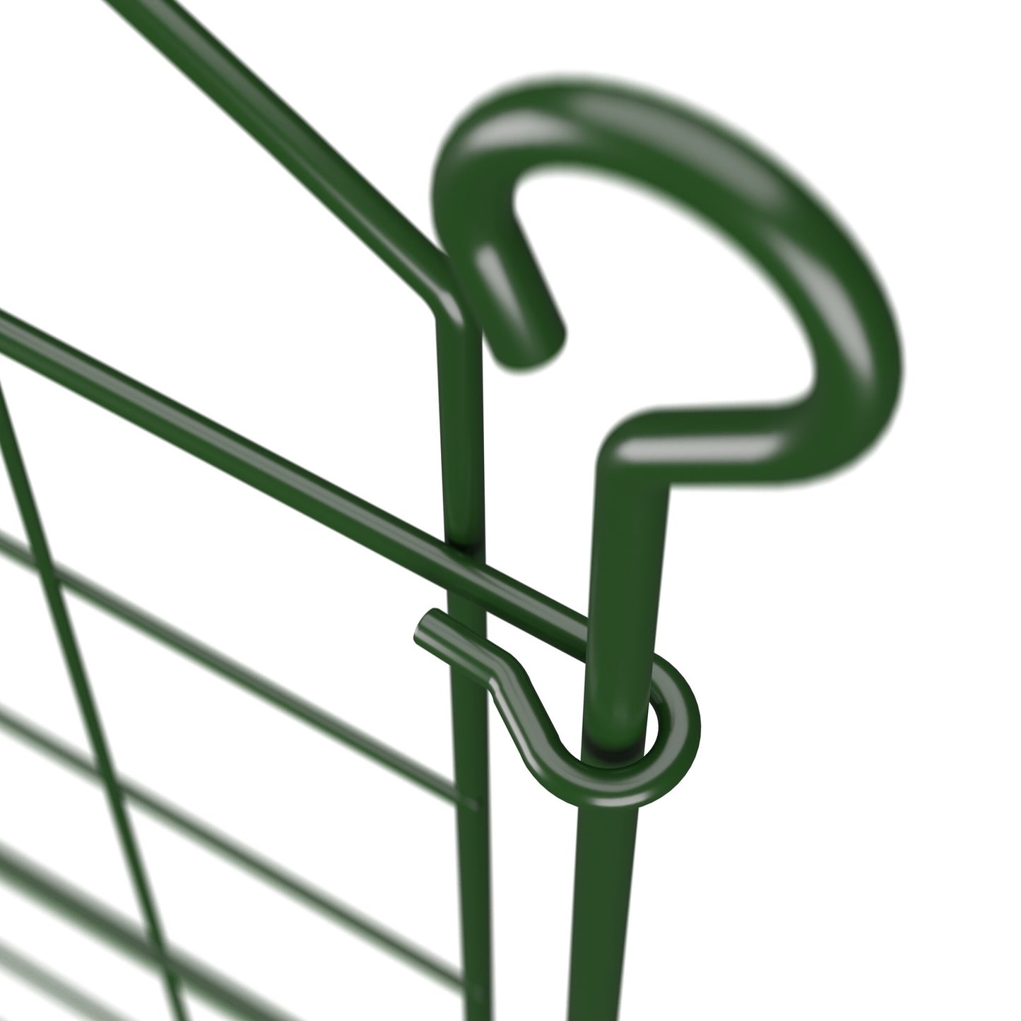 Metal Garden Fence with Decorative Arch