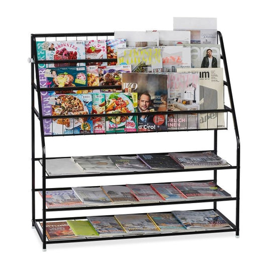 Metal magazine rack XL