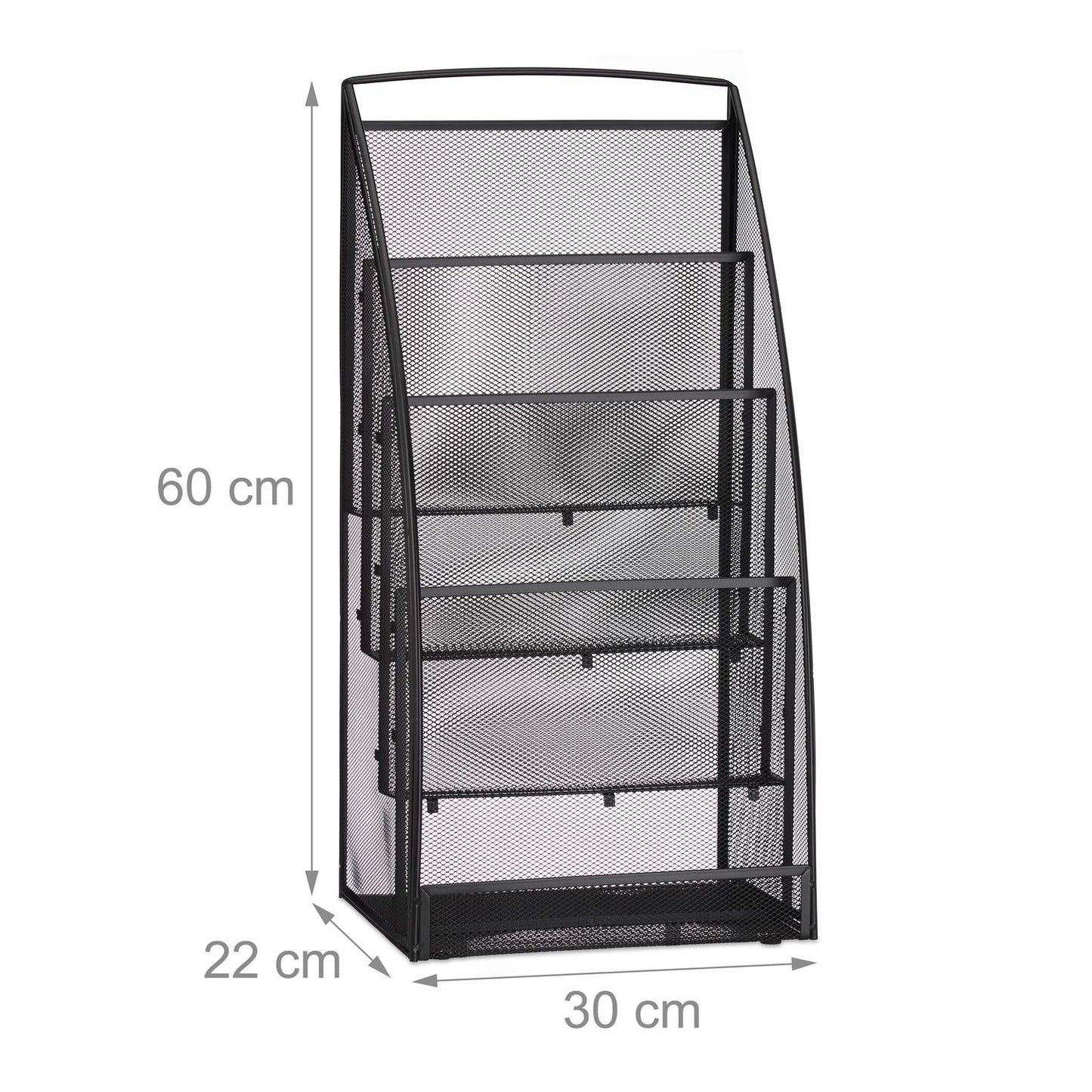 Metal Mesh Magazine Rack